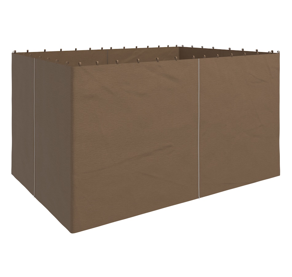 Image 923130.jpg, Product 923-130 / Price $84.99, Outsunny 10' x 13' Universal Gazebo Curtains, 4 Panels, Dark Brown from Outsunny on TSC.ca's Home & Garden department