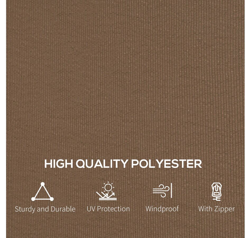 Image 923130_ALTMORE6.jpg, Product 923-130 / Price $84.99, Outsunny 10' x 13' Universal Gazebo Curtains, 4 Panels, Dark Brown from Outsunny on TSC.ca's Home & Garden department