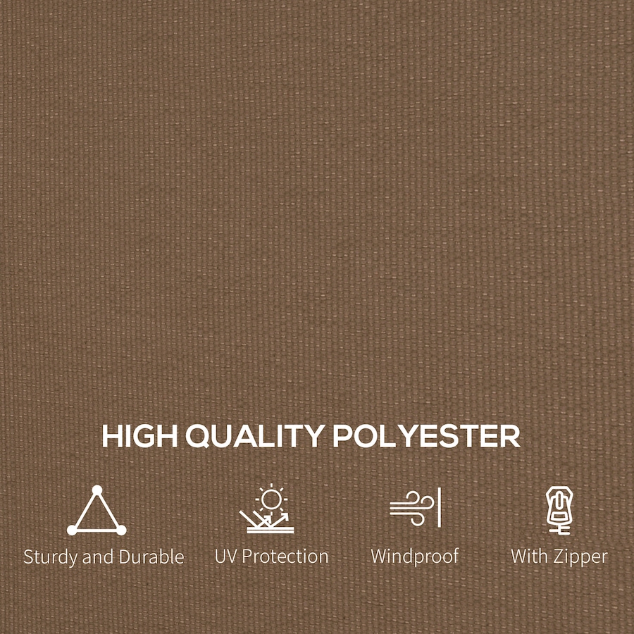 Image 923130_ALTMORE6.jpg, Product 923-130 / Price $74.99, Outsunny 10' x 13' Universal Gazebo Curtains, 4 Panels, Dark Brown from Outsunny on TSC.ca's Home & Garden department