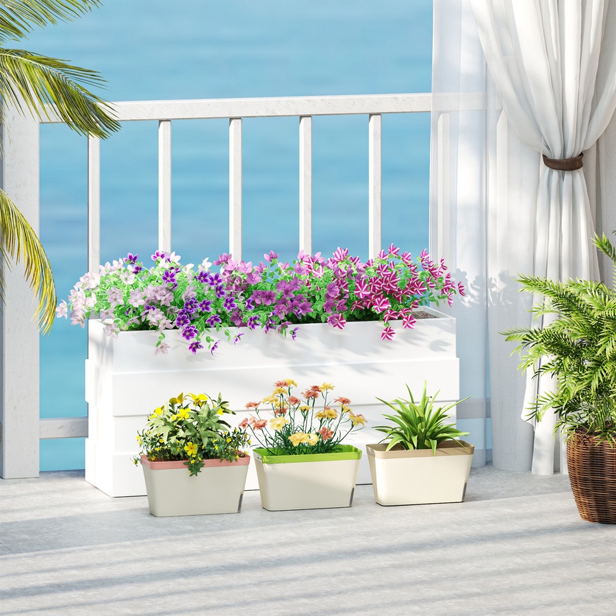 Image 923131_ALTMORE1.jpg, Product 923-131 / Price $31.99, Outsunny 3 Pack Self Watering Planter Box, Outdoor Flower Pots for Herbs from Outsunny on TSC.ca's Home & Garden department