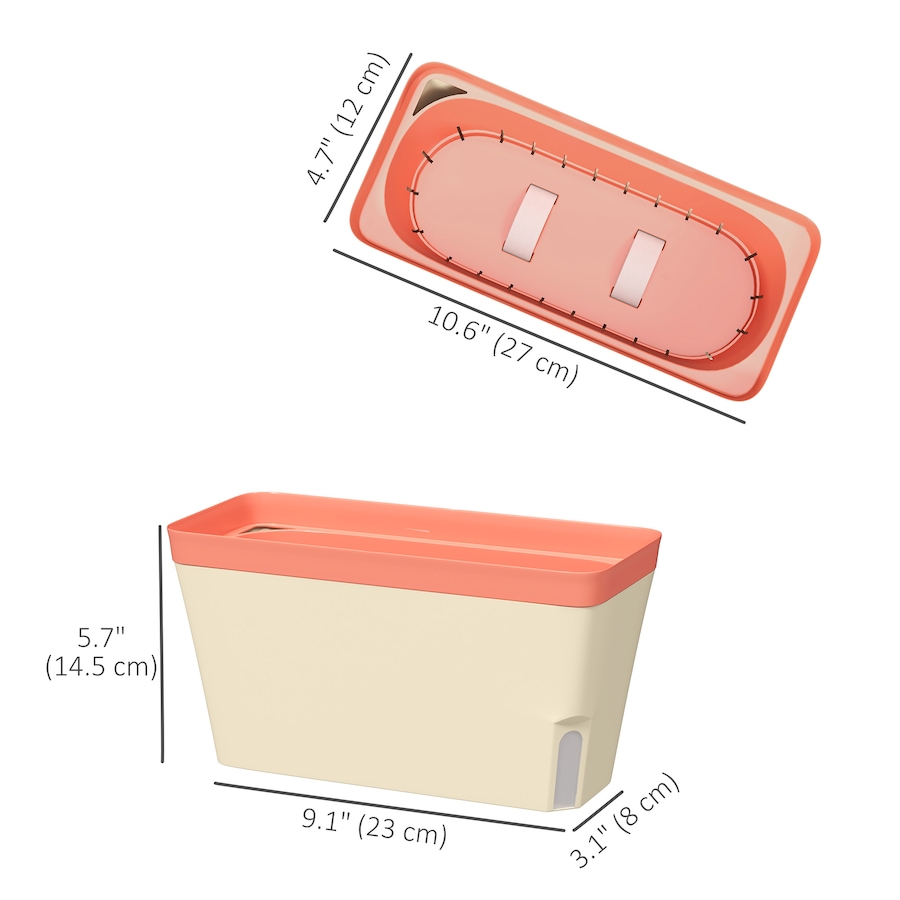 Image 923131_ALTMORE2.jpg, Product 923-131 / Price $31.99, Outsunny 3 Pack Self Watering Planter Box, Outdoor Flower Pots for Herbs from Outsunny on TSC.ca's Home & Garden department