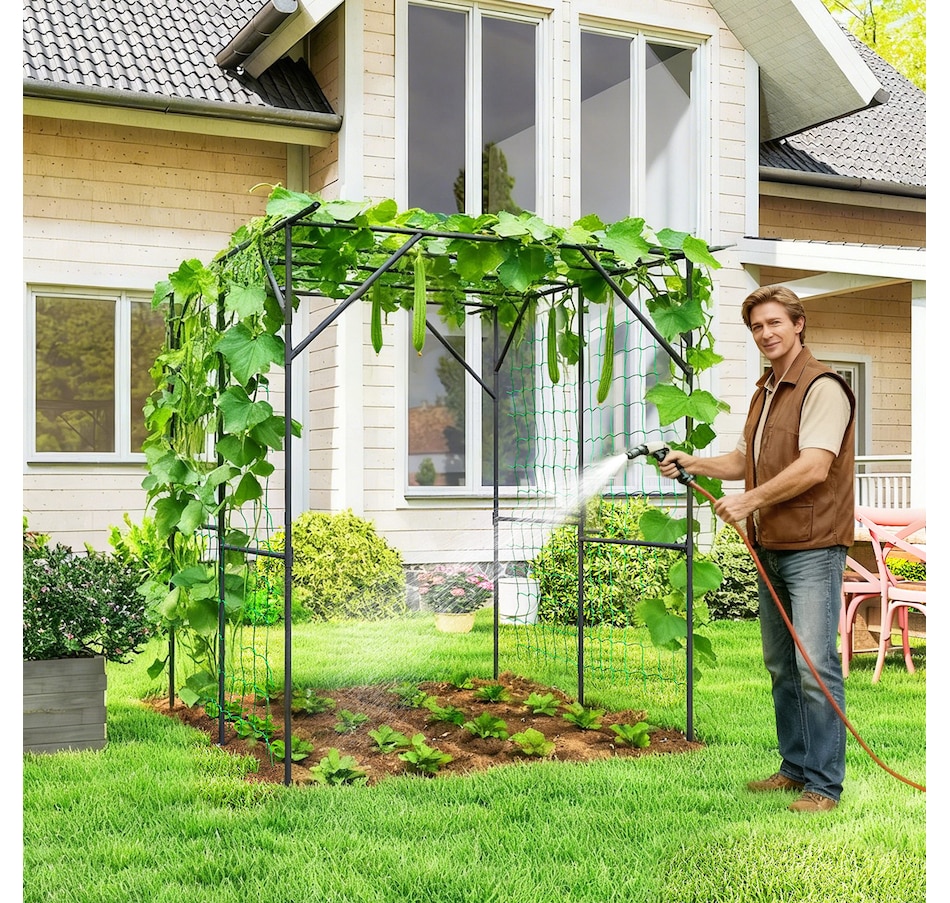 Image 923132_ALTMORE1.jpg, Product 923-132 / Price $89.99, Outsunny 6.4FT Tall Garden Arch Trellis, Plant Support Trellis Archway from Outsunny on TSC.ca's Home & Garden department