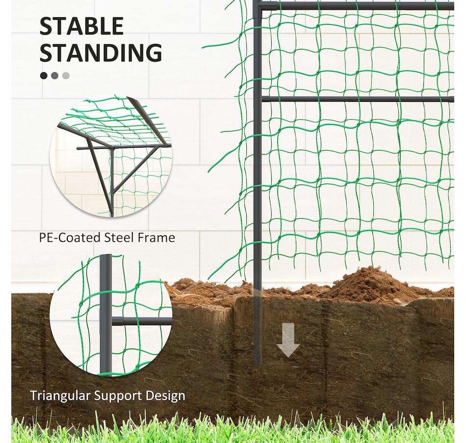 Image 923132_ALTMORE4.jpg, Product 923-132 / Price $89.99, Outsunny 6.4FT Tall Garden Arch Trellis, Plant Support Trellis Archway from Outsunny on TSC.ca's Home & Garden department