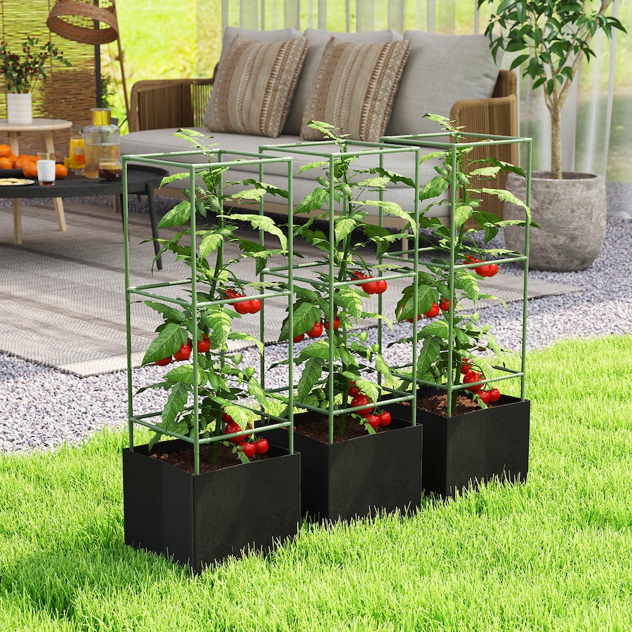Image 923133_ALTMORE7.jpg, Product 923-133 / Price $49.99, Outsunny 3 Packs Tomato Cages with 13.5 Gallon Grow Bags from Outsunny on TSC.ca's Home & Garden department
