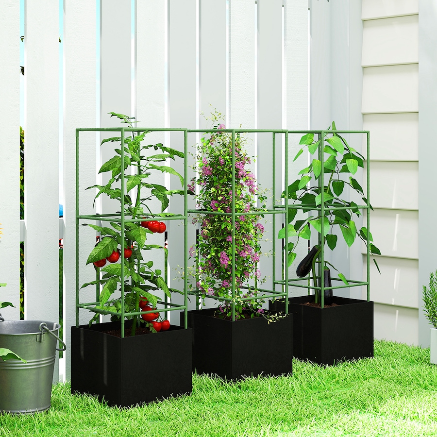 Image 923133_ALTMORE8.jpg, Product 923-133 / Price $49.99, Outsunny 3 Packs Tomato Cages with 13.5 Gallon Grow Bags from Outsunny on TSC.ca's Home & Garden department