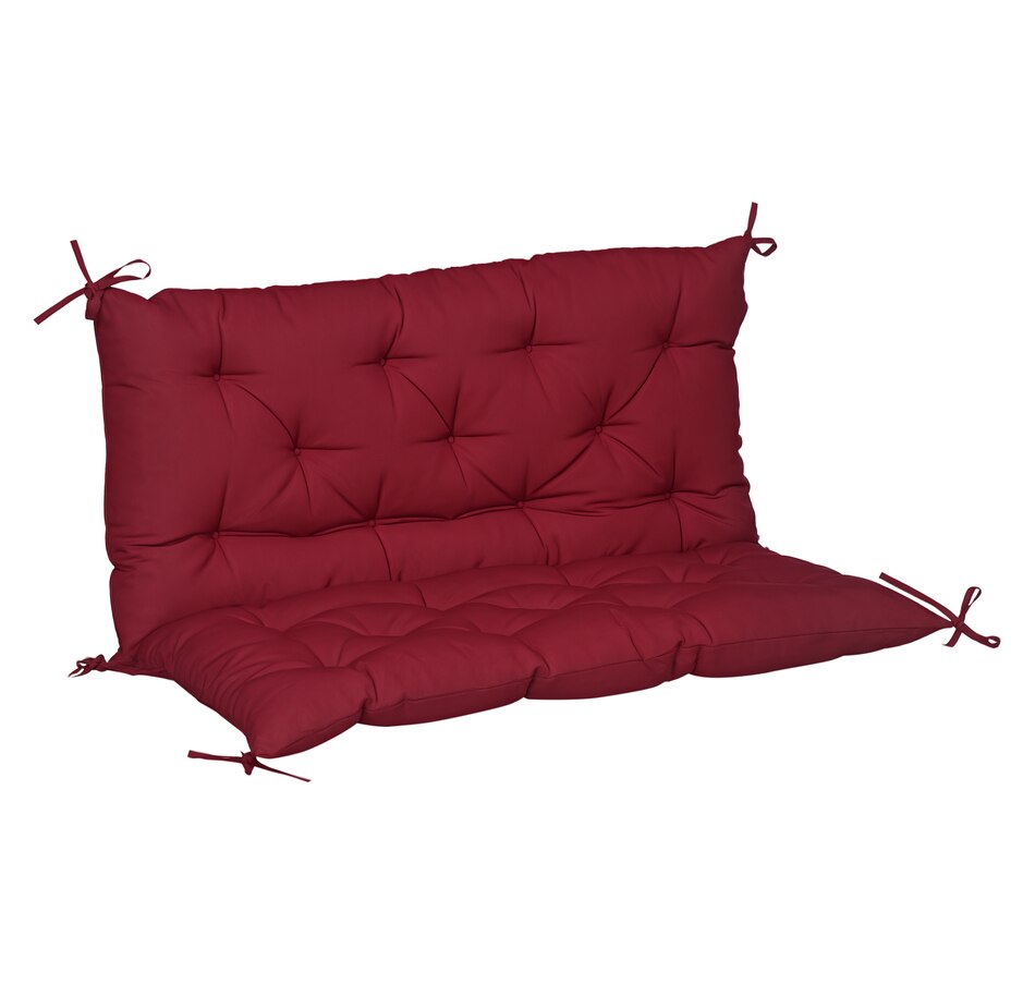 Image 923143.png, Product 923-143 / Price $56.99, Outsunny Garden Bench Cushion with Backrest, Non-Slip 2 Seater Soft Pad from Outsunny on TSC.ca's Home & Garden department