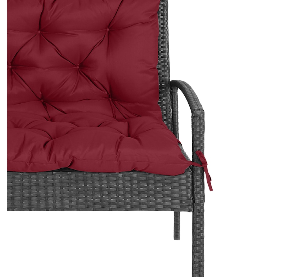 Image 923143_ALTMORE6.jpg, Product 923-143 / Price $56.99, Outsunny Garden Bench Cushion with Backrest, Non-Slip 2 Seater Soft Pad from Outsunny on TSC.ca's Home & Garden department