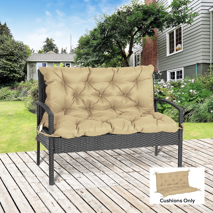 Image 923145_ALTMORE1.jpg, Product 923-145 / Price $57.99, Outsunny Garden Bench Cushion with Backrest, Non-Slip 2 Seater Soft Pad from Outsunny on TSC.ca's Home & Garden department