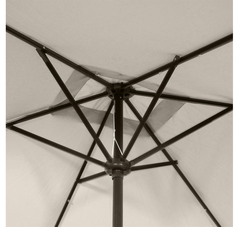 Image 923147_ALTMORE8.jpg, Product 923-147 / Price $114.99, Outsunny 6' x 10' Patio Umbrella with 22 LED Solar Lights and Tilt from Outsunny on TSC.ca's Home & Garden department