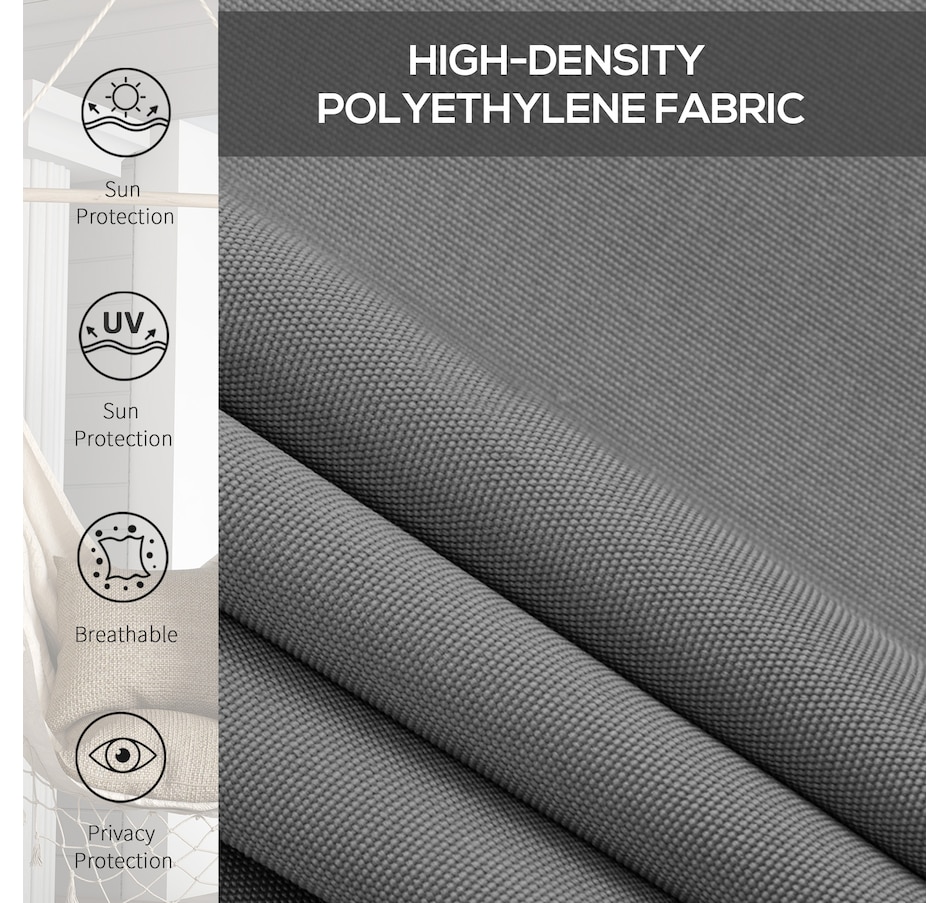 Image 923157_ALTMORE3.jpg, Product 923-157 / Price $139.99, Outsunny Outdoor Roller Shade, 8' x 6' Patio Door Blinds, Light Grey from Outsunny on TSC.ca's Home & Garden department