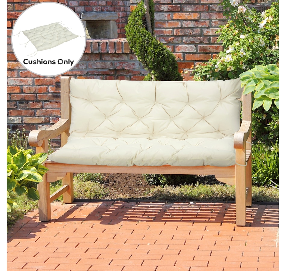 Image 923158_ALTMORE1.jpg, Product 923-158 / Price $62.99, Outsunny 2 Seater Garden Bench Cushions, 3.9 Inch Thick Outdoor Soft Pad from Outsunny on TSC.ca's Home & Garden department