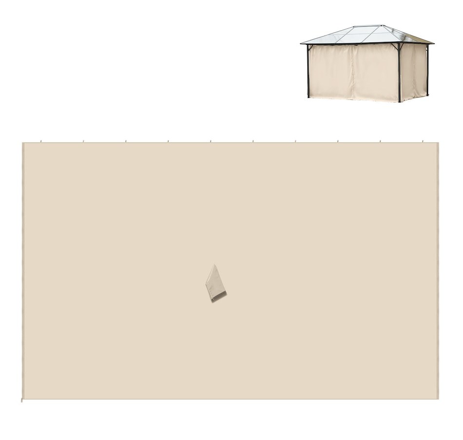 Image 923165_ALTMORE7.jpg, Product 923-165 / Price $94.99, Outsunny 10' x 13' Universal Gazebo Curtains, 4 Panels, Beige from Outsunny on TSC.ca's Home & Garden department