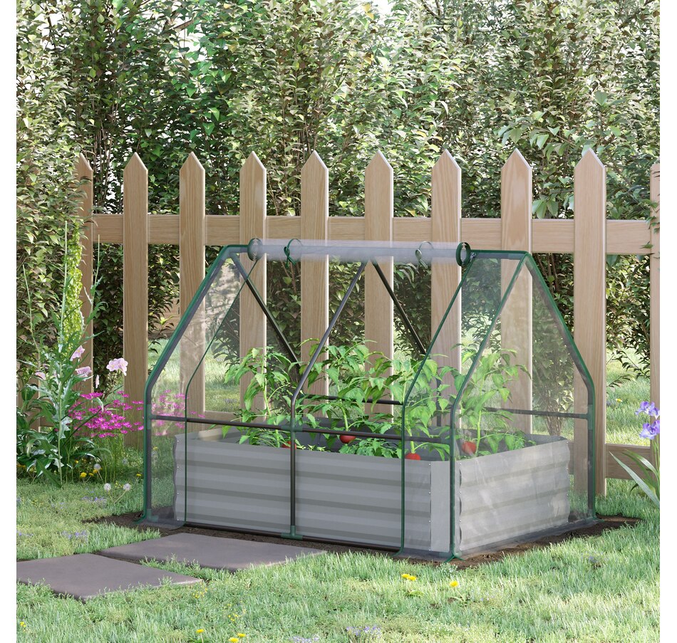 Image 923172_ALTMORE1.jpg, Product 923-172 / Price $72.99, Outsunny Greenhouse with Raised Garden Bed from Outsunny on TSC.ca's Home & Garden department