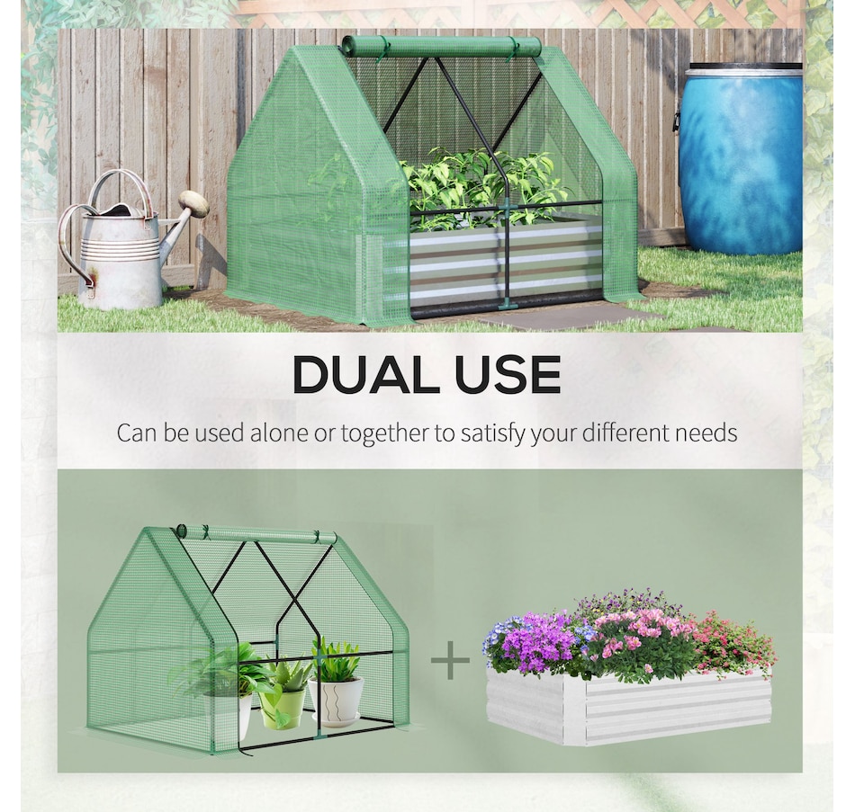 Image 923172_ALTMORE11.jpg, Product 923-172 / Price $72.99, Outsunny Greenhouse with Raised Garden Bed from Outsunny on TSC.ca's Home & Garden department