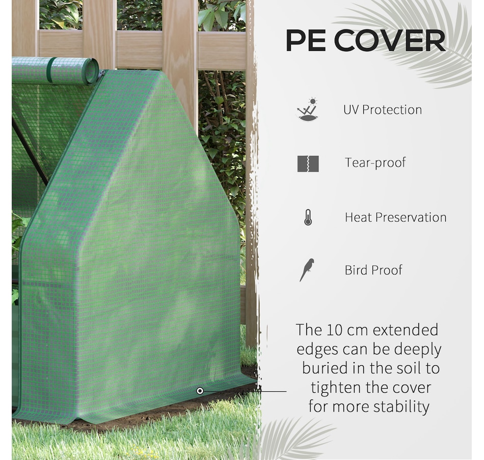 Image 923172_ALTMORE20.jpg, Product 923-172 / Price $72.99, Outsunny Greenhouse with Raised Garden Bed from Outsunny on TSC.ca's Home & Garden department