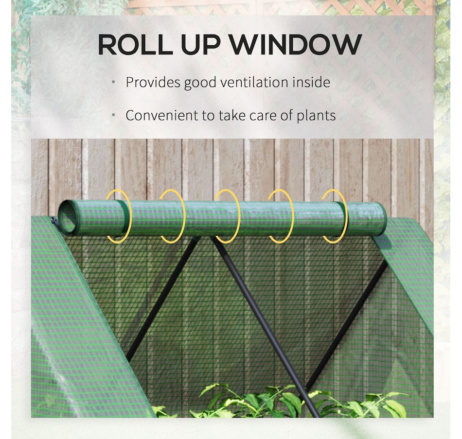 Image 923172_ALTMORE22.jpg, Product 923-172 / Price $72.99, Outsunny Greenhouse with Raised Garden Bed from Outsunny on TSC.ca's Home & Garden department