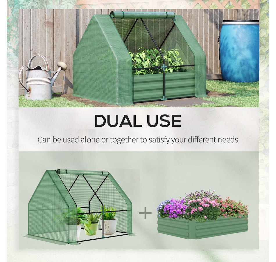 Image 923172_ALTMORE23.jpg, Product 923-172 / Price $72.99, Outsunny Greenhouse with Raised Garden Bed from Outsunny on TSC.ca's Home & Garden department