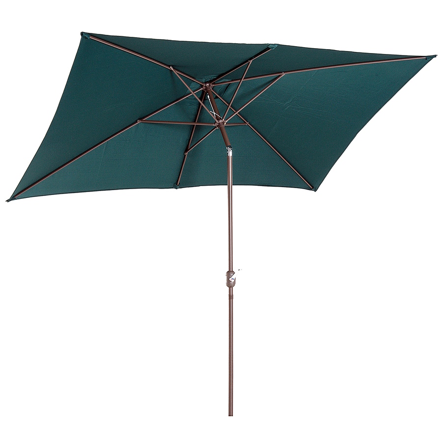 Image 923183.jpg, Product 923-183 / Price $74.99, Outsunny Patio Umbrella Garden Market Parasol with Crank Dark Green from Outsunny on TSC.ca's Home & Garden department