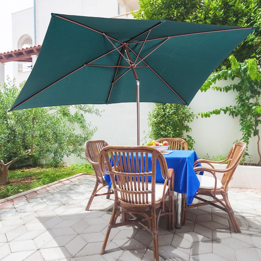 Image 923183_ALTMORE1.jpg, Product 923-183 / Price $74.99, Outsunny Patio Umbrella Garden Market Parasol with Crank Dark Green from Outsunny on TSC.ca's Home & Garden department