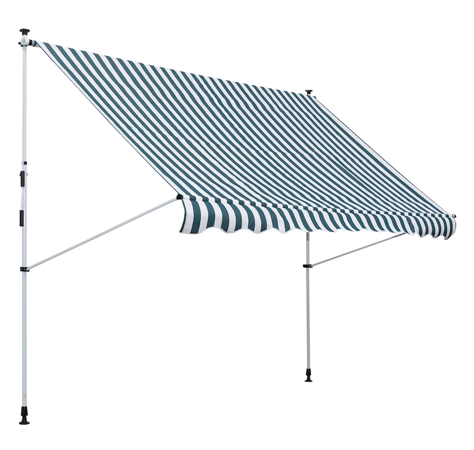 Image 923212.jpg, Product 923-212 / Price $110.99, Outsunny 9.8'x4.9' Retractable Patio Awning Floor-to-ceiling Shade Green from Outsunny on TSC.ca's Home & Garden department
