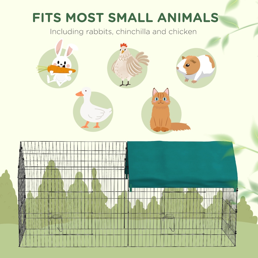 Image 923255_ALTMORE3.jpg, Product 923-255 / Price $109.99, PawHut 87" Small Animal Cage for Chicken, Rabbits, Chinchillas with Roof from PawHut on TSC.ca's Home & Garden department
