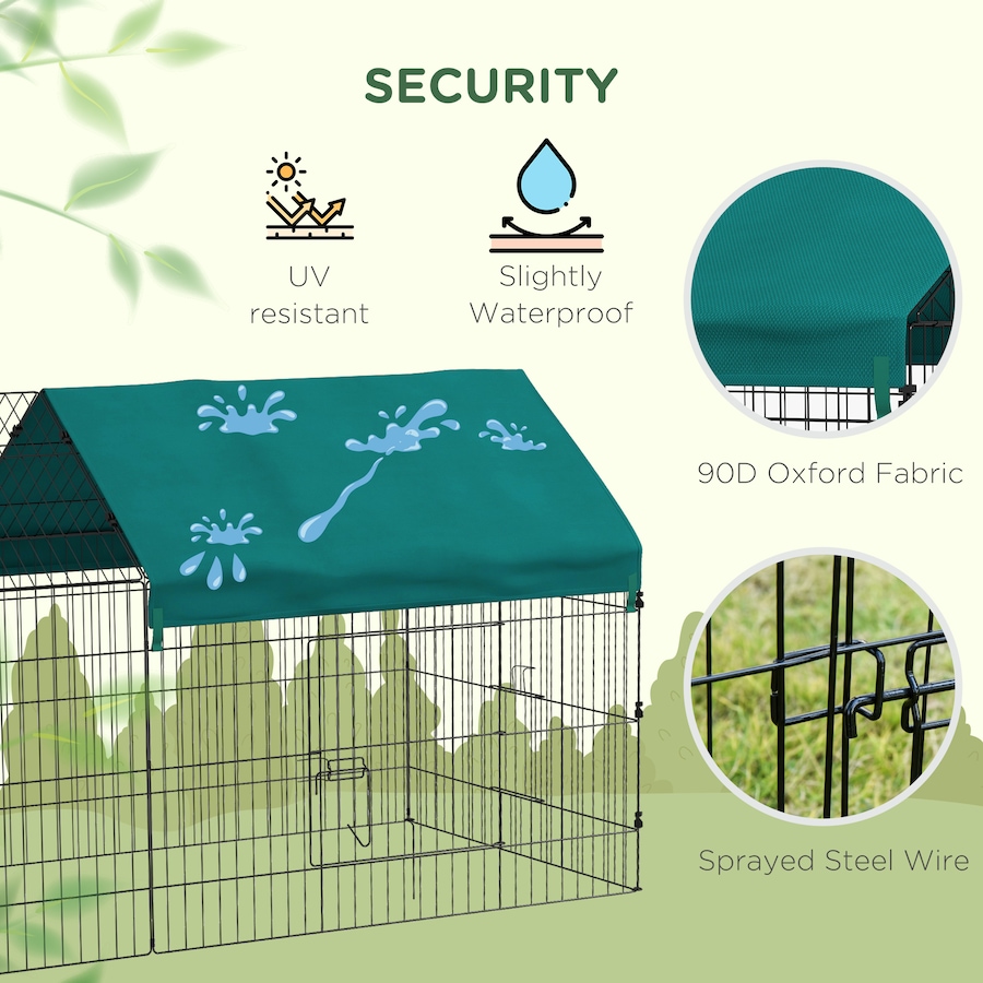 Image 923255_ALTMORE4.jpg, Product 923-255 / Price $109.99, PawHut 87" Small Animal Cage for Chicken, Rabbits, Chinchillas with Roof from PawHut on TSC.ca's Home & Garden department