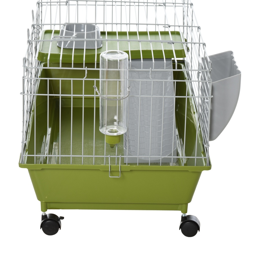 Image 923265_ALTMORE7.jpg, Product 923-265 / Price $99.00, PawHut Small Animal Cage with Food Dish, Water Bottle, Hay Feeder, Green from PawHut on TSC.ca's Home & Garden department