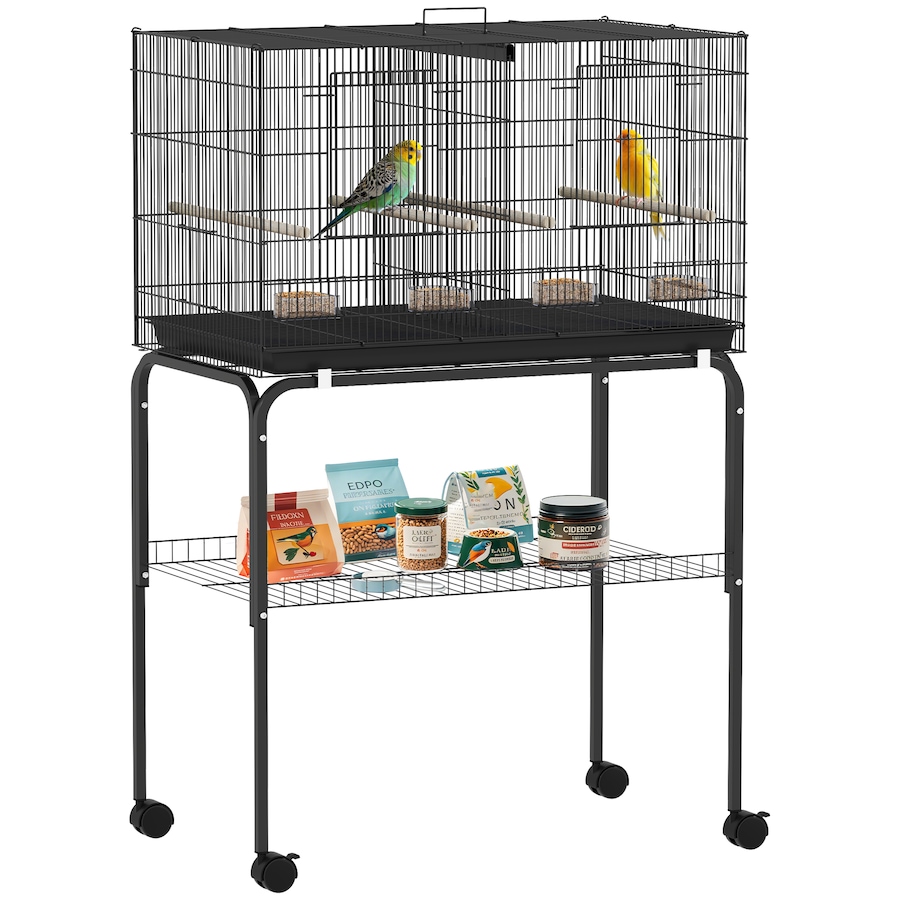 Image 923290.jpg, Product 923-290 / Price $109.99, PawHut 46" H Bird Cage, Parakeet Cages for Budgie, Lovebird, Canary from PawHut on TSC.ca's Home & Garden department