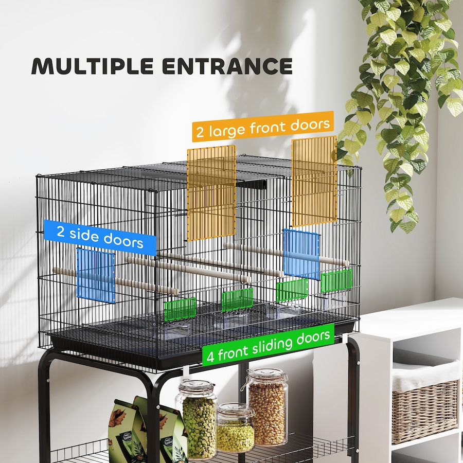 Image 923290_ALTMORE5.jpg, Product 923-290 / Price $109.99, PawHut 46" H Bird Cage, Parakeet Cages for Budgie, Lovebird, Canary from PawHut on TSC.ca's Home & Garden department