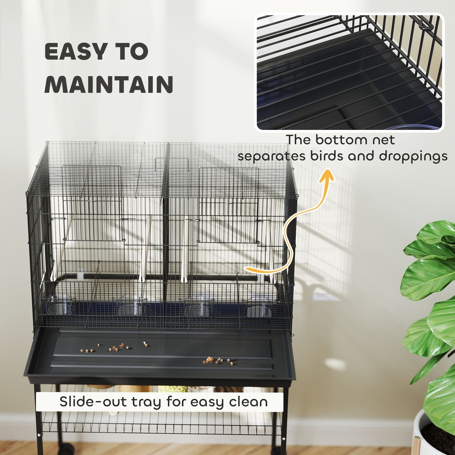 Image 923290_ALTMORE6.jpg, Product 923-290 / Price $109.99, PawHut 46" H Bird Cage, Parakeet Cages for Budgie, Lovebird, Canary from PawHut on TSC.ca's Home & Garden department