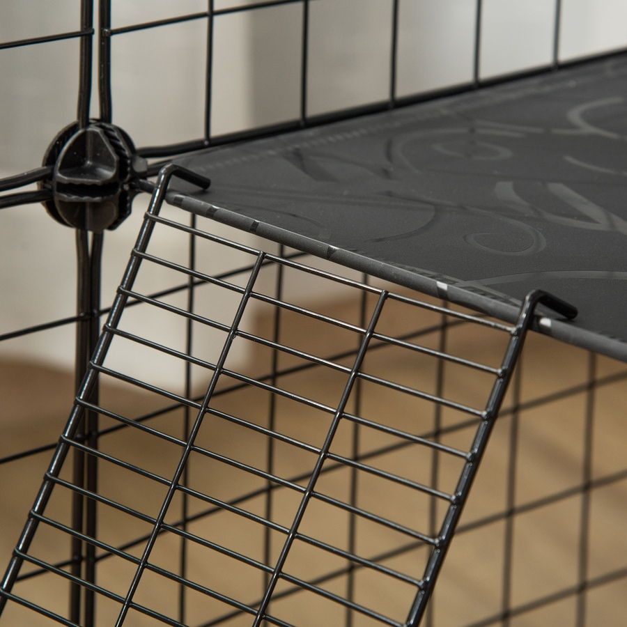 Image 923363_ALTMORE7.jpg, Product 923-363 / Price $56.99, PawHut 31 Panels Small Animal Cage, Bunny Playpen with Doors, Ramp from PawHut on TSC.ca's Home & Garden department