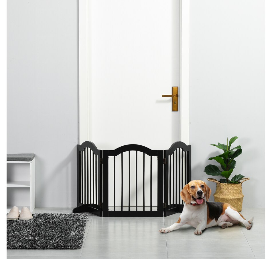 Image 923414_ALTMORE1.jpg, Product 923-414 / Price $79.99, PawHut 24"H Foldable Dog Gate, 3 Panels Freestanding Pet Gate Barriers from PawHut on TSC.ca's Home & Garden department