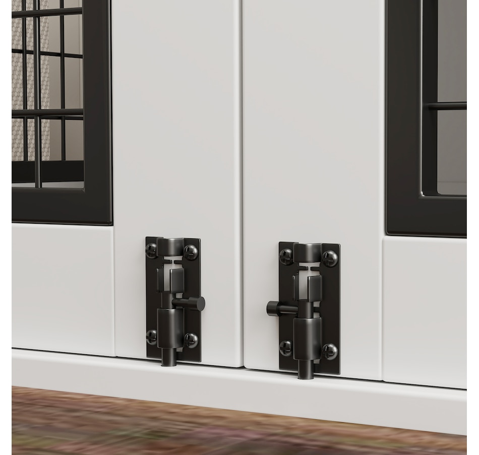 Image 923445_ALTMORE8.jpg, Product 923-445 / Price $229.99, PawHut 44" Dog Crate Furniture with Double Doors, for Medium Dogs, White from PawHut on TSC.ca's Home & Garden department