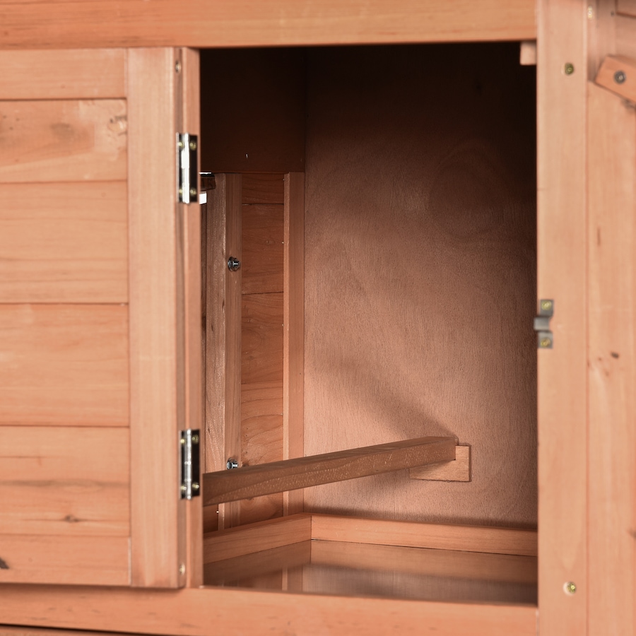 Image 923479_ALTMORE7.jpg, Product 923-479 / Price $199.99, PawHut 69" Chicken Coop Wooden Hen House with Run, Nesting Box, Tray Yellow from PawHut on TSC.ca's Home & Garden department