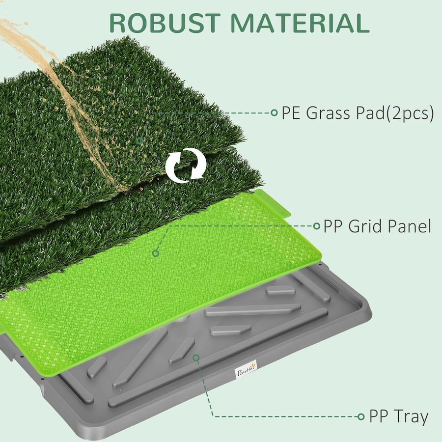 Image 923514_ALTMORE4.jpg, Product 923-514 / Price $53.99, PawHut Artificial Grass Pee Pad for Dogs Potty Training, 2 Packs from PawHut on TSC.ca's Home & Garden department
