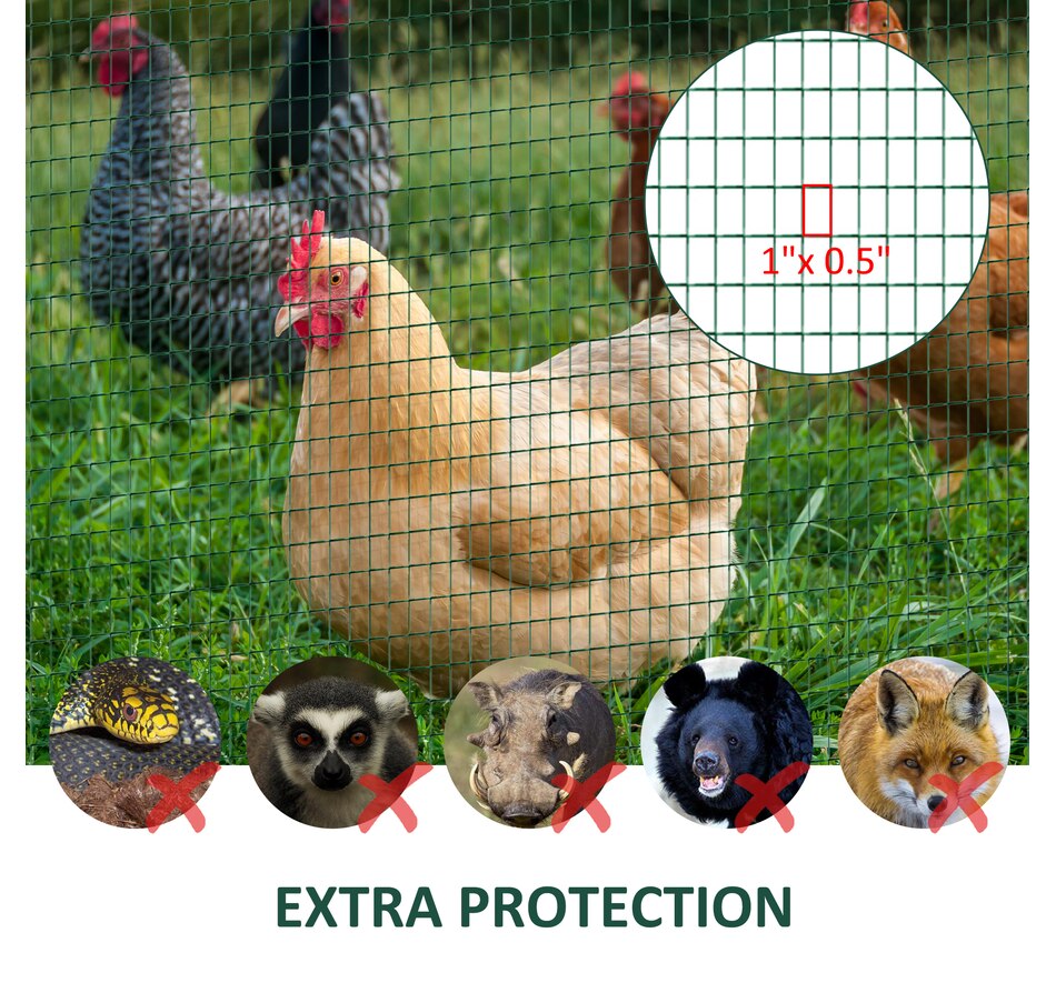 Image 923557_ALTMORE5.jpg, Product 923-557 / Price $78.99, PawHut Chicken Wire Fencing 98' x 3' for Chicken Coops, Rabbit Cage from PawHut on TSC.ca's Home & Garden department