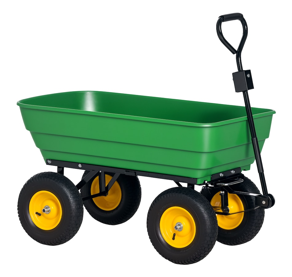 Image 926688.png, Product 926-688 / Price $174.99, Outsunny Garden Dump Cart Heavy Duty 440lbs Wagon from Outsunny on TSC.ca's Home & Garden department