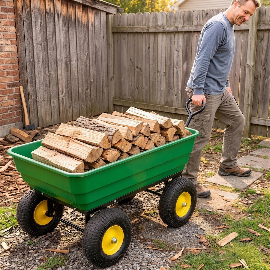 Image 926688_ALTMORE11.jpg, Product 926-688 / Price $165.99, Outsunny Garden Dump Cart Heavy Duty 440lbs Wagon from Outsunny on TSC.ca's Home & Garden department
