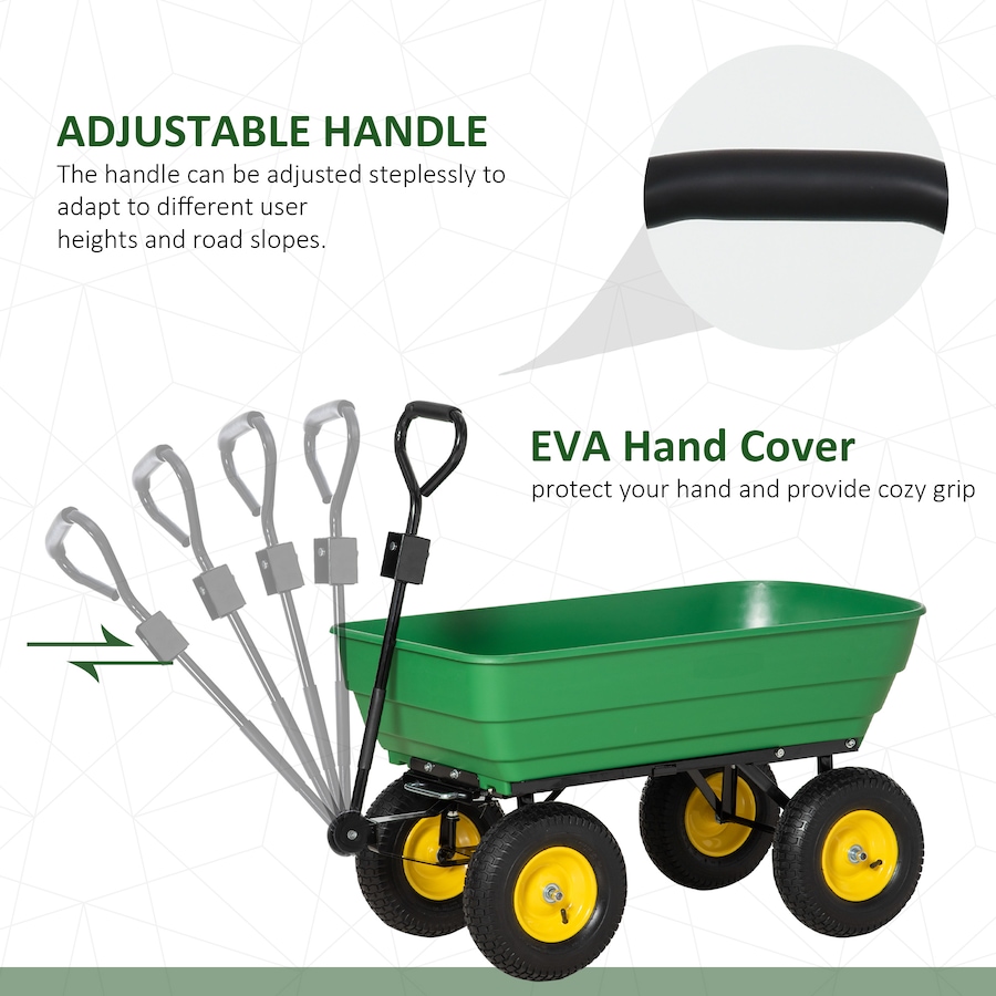 Image 926688_ALTMORE5.jpg, Product 926-688 / Price $165.99, Outsunny Garden Dump Cart Heavy Duty 440lbs Wagon from Outsunny on TSC.ca's Home & Garden department