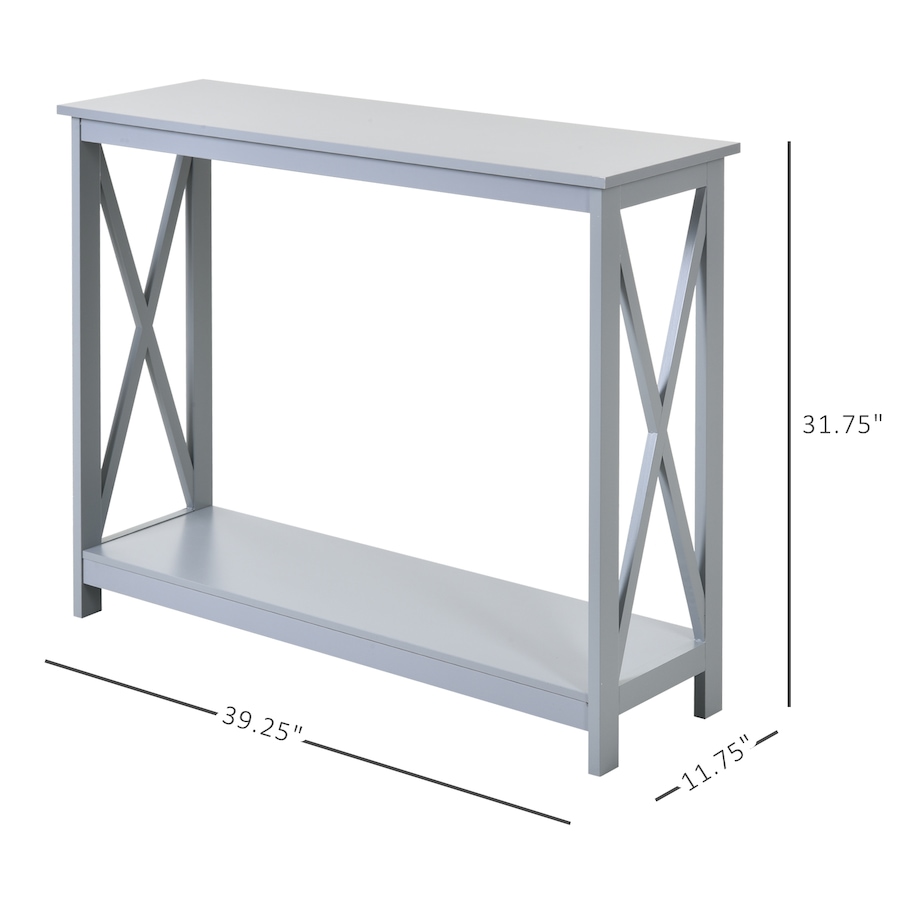 Image 926692_ALTMORE11.jpg, Product 926-692 / Price $84.99, HOMCOM 2 Tier Console Table Sofa Side Table w/ Storage Shelf for Entryway from HOMCOM on TSC.ca's Home & Garden department