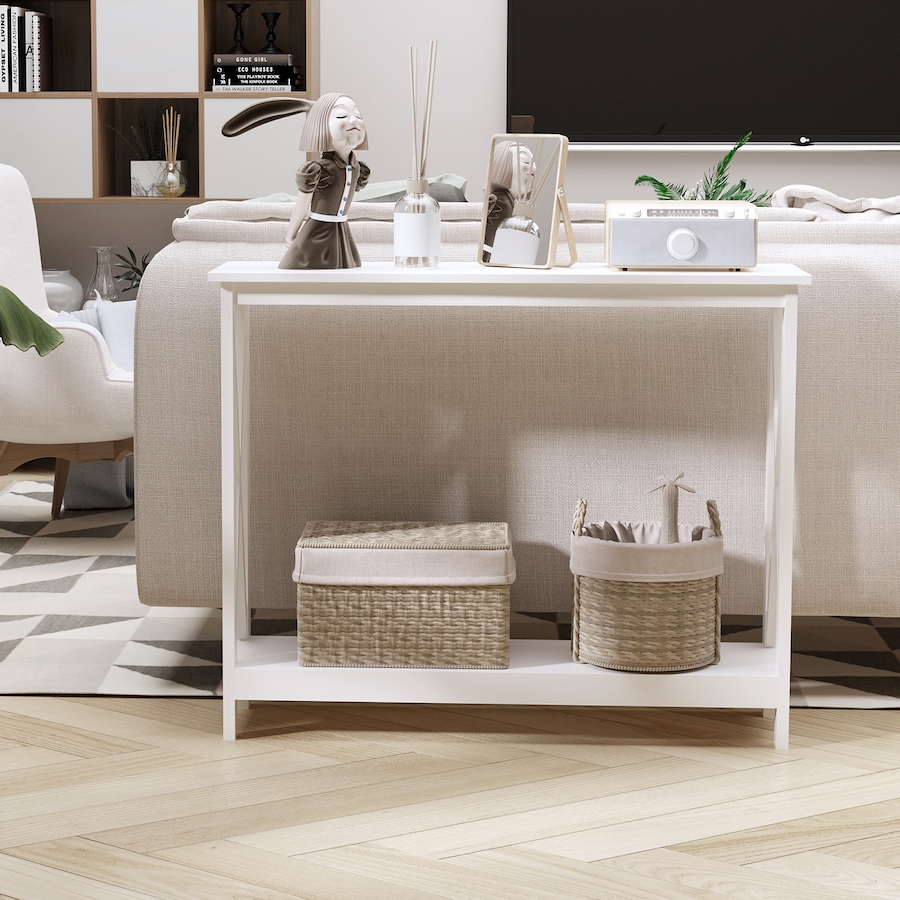 Image 926692_ALTMORE3.jpg, Product 926-692 / Price $84.99, HOMCOM 2 Tier Console Table Sofa Side Table w/ Storage Shelf for Entryway from HOMCOM on TSC.ca's Home & Garden department