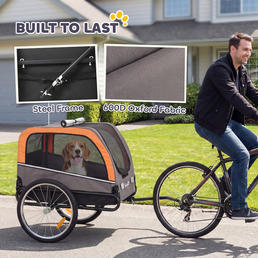 Image 926708_ALTMORE3.jpg, Product 926-708 / Price $149.99, PawHut Dog Bike Trailer, Pet Cart Wagon Cart Carrier Attachment from PawHut on TSC.ca's Home & Garden department