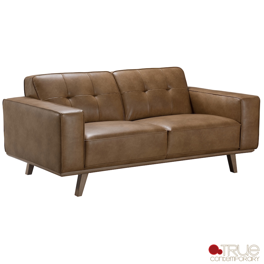 Image 926715_ALTMORE1.png, Product 926-715 / Price $1,459.99, True Contemporary Sterling 70.5" Tufted Loveseat in Premium Tan Faux Leather from True Contemporary on TSC.ca's Home & Garden department
