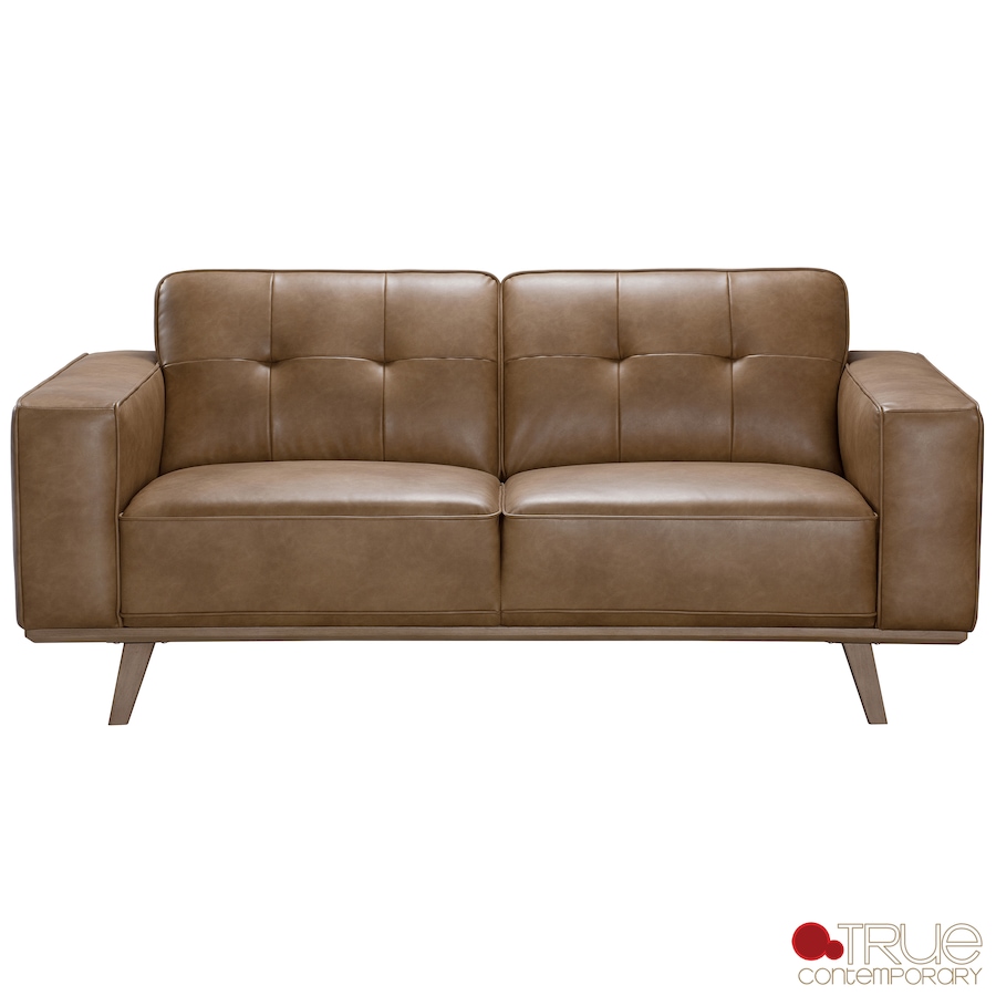 Image 926715_ALTMORE2.png, Product 926-715 / Price $1,459.99, True Contemporary Sterling 70.5" Tufted Loveseat in Premium Tan Faux Leather from True Contemporary on TSC.ca's Home & Garden department