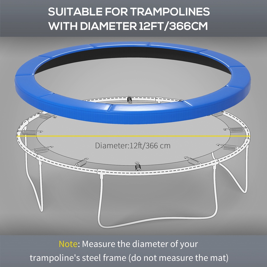 Image 926720_ALTMORE27.jpg, Product 926-720 / Price $74.99, Soozier 12ft Trampoline Pad Safety Replacement Gym Bounce Jump Cover from Soozier on TSC.ca's Health & Fitness department