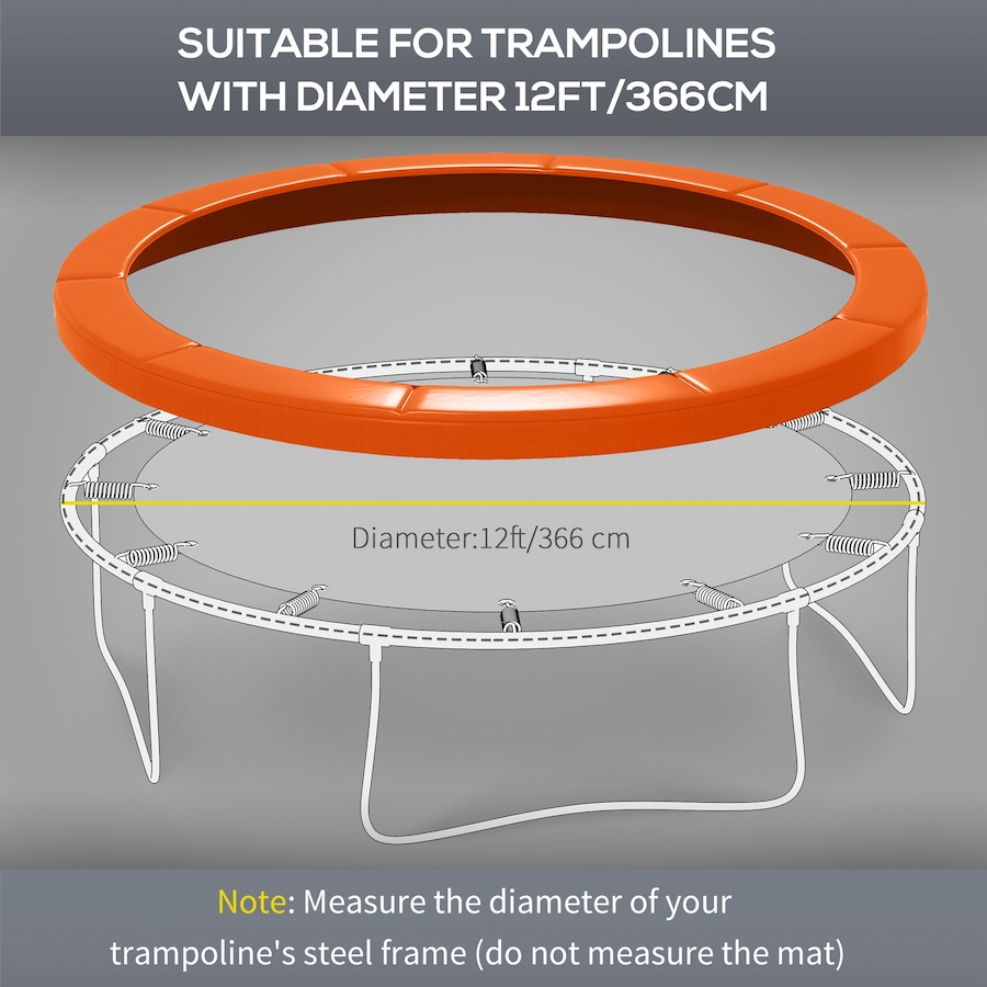 Image 926720_ALTMORE44.jpg, Product 926-720 / Price $74.99, Soozier 12ft Trampoline Pad Safety Replacement Gym Bounce Jump Cover from Soozier on TSC.ca's Health & Fitness department