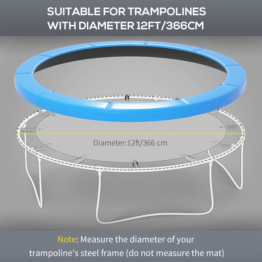 Image 926720_ALTMORE53.jpg, Product 926-720 / Price $74.99, Soozier 12ft Trampoline Pad Safety Replacement Gym Bounce Jump Cover from Soozier on TSC.ca's Health & Fitness department