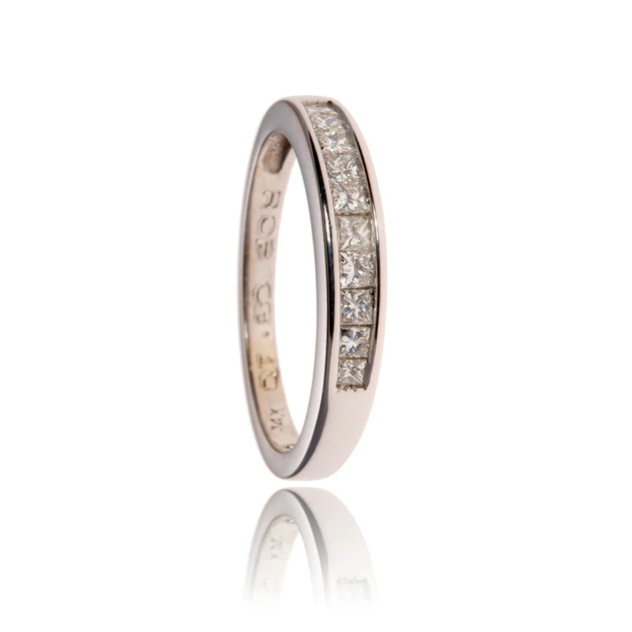 Image 926767_ALTMORE1.jpg, Product 926-767 / Price $988.00, 14K White Gold Channel Set 1/2 Eternity Diamond Band from Estate Jewel Finds on TSC.ca's Jewellery department