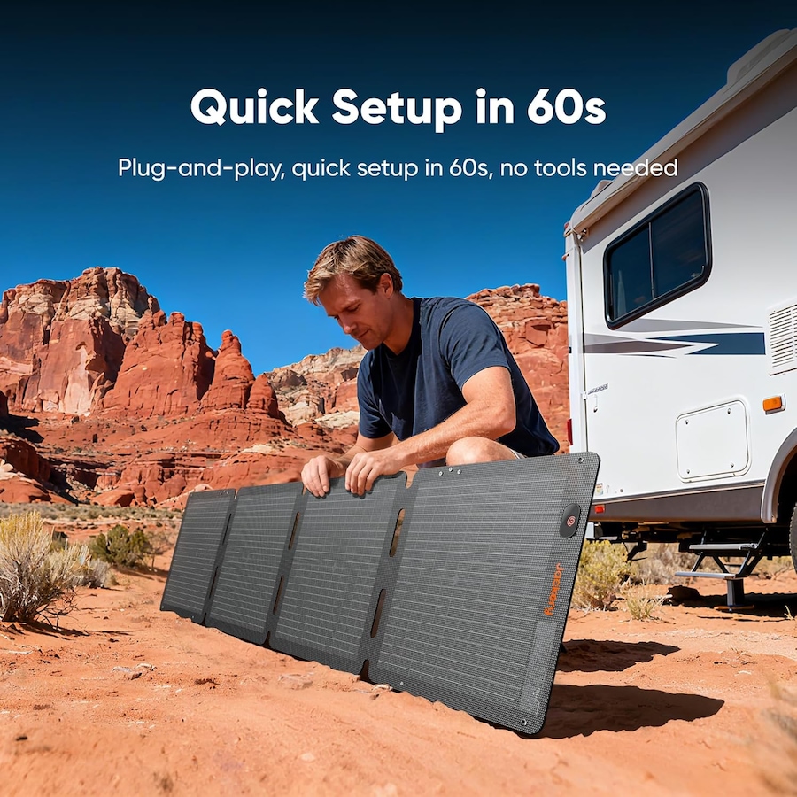 Image 926780_ALTMORE5.jpg, Product 926-780 / Price $389.00, Jackery SolarSaga 100W Air Solar Panel, Foldable and Portable Solar Charger from Jackery on TSC.ca's Electronics department
