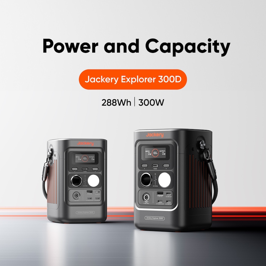 Image 926781_ALTMORE1.jpg, Product 926-781 / Price $299.99, Jackery Explorer 300D Portable Power Station Lightweight For Camping Travel from Jackery on TSC.ca's Electronics department